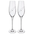 Dartington Clear Flute, Set of 2