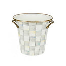 Mackenzie-Childs Sterling Check Enamel Wine Cooler