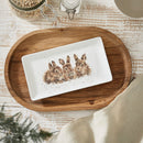 Royal Worcester Wrendale Designs Rectangular Tray (Rabbits)