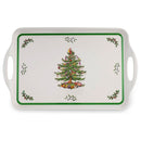 Spode Christmas Tree Melamine Large Serving Tray With Handles