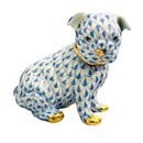Herend Bulldog Puppy Fishnet Figurine