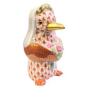 Herend Penguin Bride Fishnet Figurine