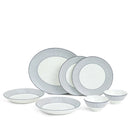 Wedgwood Gio Pinstripe 7 Piece Dinner Set White