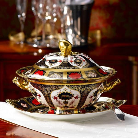 Royal Crown Derby Solid Gold Band