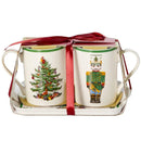 Spode Christmas Tree 3 Piece Nutcracker Mug and Tray Set