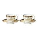 Wedgwood Cornucopia Cups & Saucers, Set of 2