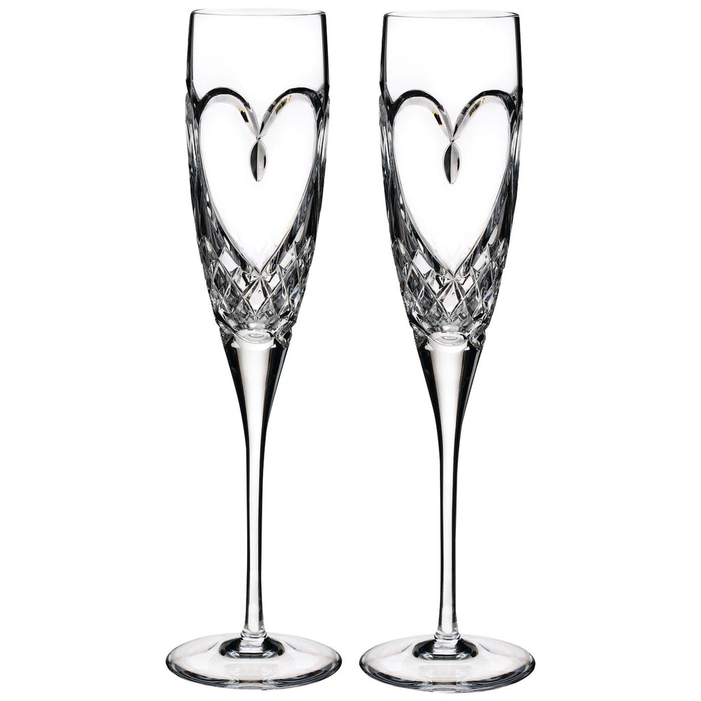 True Cuvée Champagne Flutes Set of 4 - Crystal Sparkling Wine