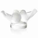 Lalique Two Lovebirds Sculpture, Clear