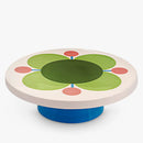 Orla Kiely Atomic Flower Bone China Cake Stand, 31cm