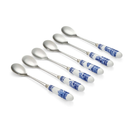 Spode Blue Italian Tea Spoons Set of 6