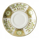 Royal Crown Derby - Derby Panel Green Cream Soup Saucer (6.75in/16.5cm)