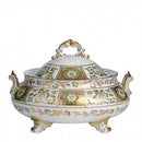 Royal Crown Derby - Derby Panel Green Covered Vegetable Dish