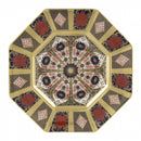 Royal Crown Derby Old Imari Solid Gold Band Octagonal Plate (9in/22.5cm)