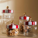 Alessi Circus Glass Storage Jar with Hermetic Lid 150cl