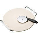 Kitchen Craft Italian Pizza Stone & Cutter Set