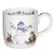 Royal Worcester Wrendale Designs Gathered All Around Snowman Mug