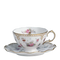 Royal Crown Derby Royal Antoinette Tea Cup & Saucer (Gift Boxed)