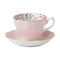 Royal Albert Modern Vintage Rose Confetti Teacup & Saucer