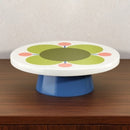 Orla Kiely Atomic Flower Bone China Cake Stand, 31cm