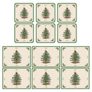 Pimpernel for Spode Christmas Tree Placemats & Coasters Set of 6