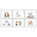 Pimpernel for Royal Worcester Wrendale Designs Christmas Placemats, Set of 6