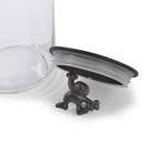 Alessi Gianni Glass Box in Black 90cl
