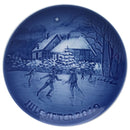 Bing & Grondahl Christmas Plate 2010 - Ice Dancing On The Lake