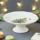 Spode Christmas Tree Sculpted Footed Candy Dish