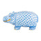 Herend Hippopotamus Fishnet Figurine