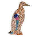 Herend Penguin Fishnet Figurine