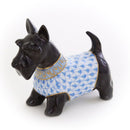 Herend Scottish Terrier Fishnet Figurine