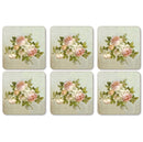 Pimpernel Antique Roses Coasters Set of 6