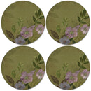 Pimpernel Autumn Green Round Placemats Set of 4