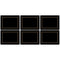 Pimpernel Classic Black Placemats Set of 6