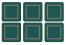 Pimpernel Classic Emerald Coasters Set of 6