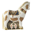 Royal Crown Derby Old Imari Solid Gold Band Shetland Pony Paperweight - Limited edition of 500