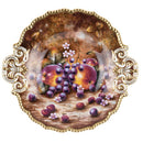Royal Worcester Painted Fruit Gadroon Dish