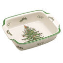 Spode Christmas Tree Rectangular Handled Dish