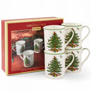 Spode Christmas Tree Mug 12oz Set of 4