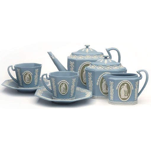 Wedgwood Jasper Tea Set SinclairsCollectables