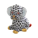 Herend Zoo Dog Fishnet Figurine