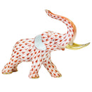 Herend Elephant Fishnet Figurine