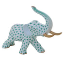 Herend Elephant Tusk Up Fishnet Figurine