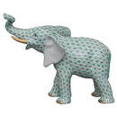 Herend Mother Elephant Fishnet Figurine