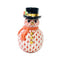 Herend Snowman Fishnet Figurine