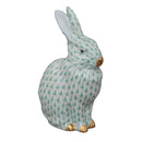 Herend Rabbit Sitting Up Fishnet Figurine