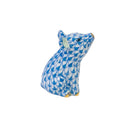 Herend Little Pig Sitting Fishnet Figurine