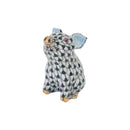 Herend Little Pig Sitting Fishnet Figurine