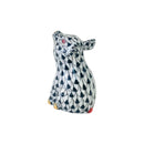 Herend Little Pig Sitting Fishnet Figurine
