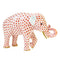 Herend Asian Elephant Fishnet Figurine